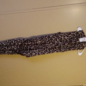 🐯 print jumpsuit( screech material)